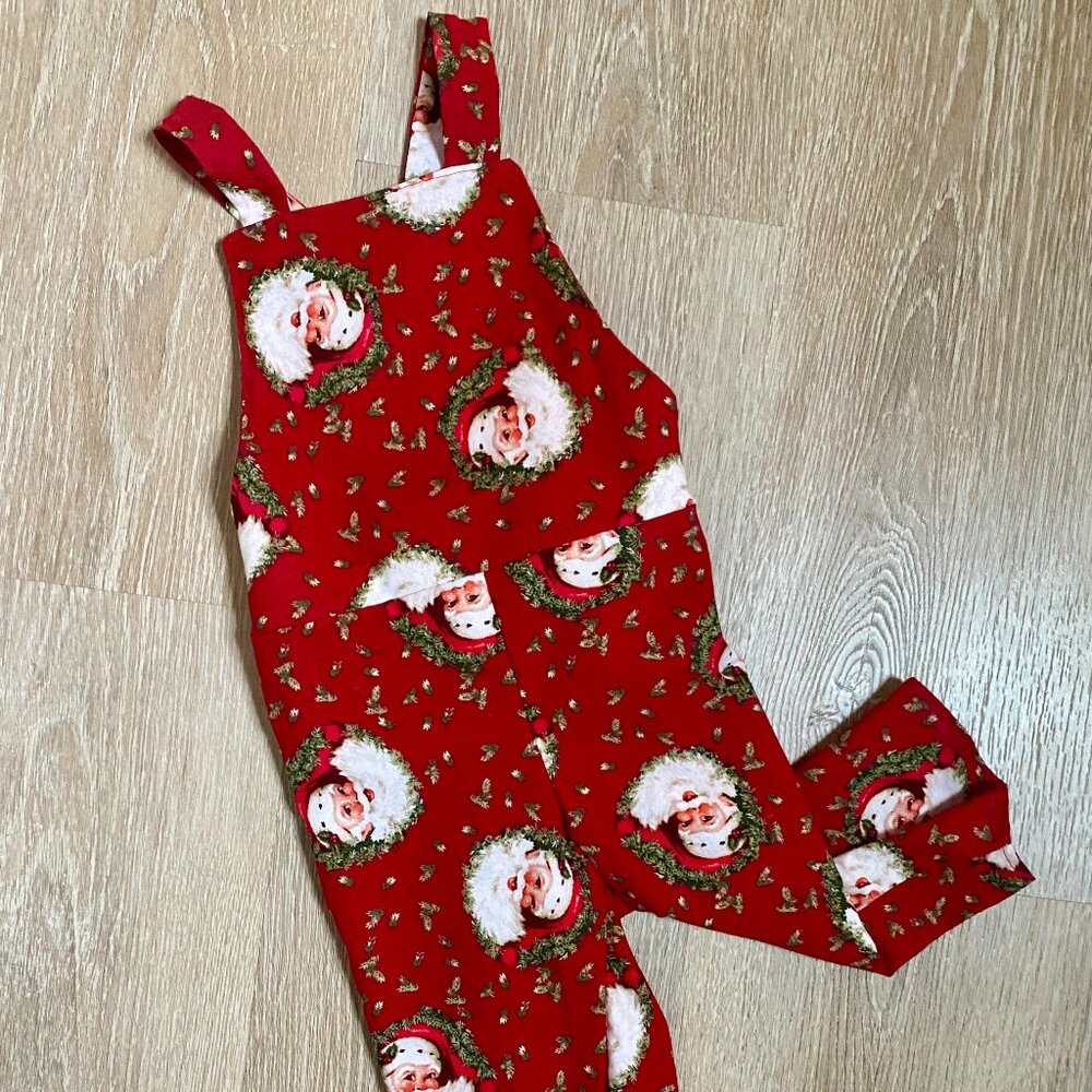 18 Month Christmas overalls